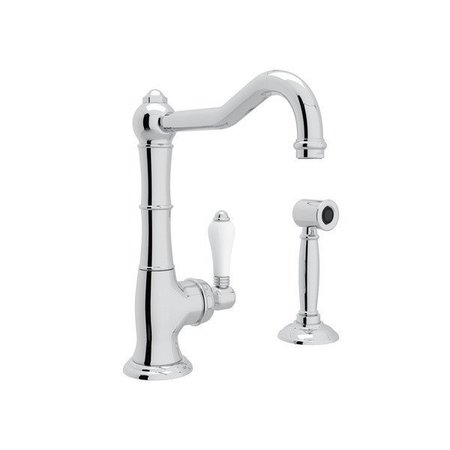 ROHL Cinquanta Single Hole Bar Faucet In Polished Chrome A3650/6.5LPWSAPC-2